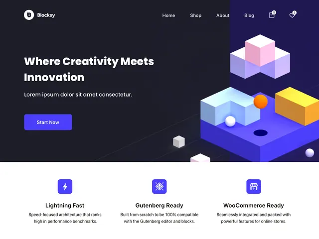 Blocksy theme screenshot from its WordPress.org listing