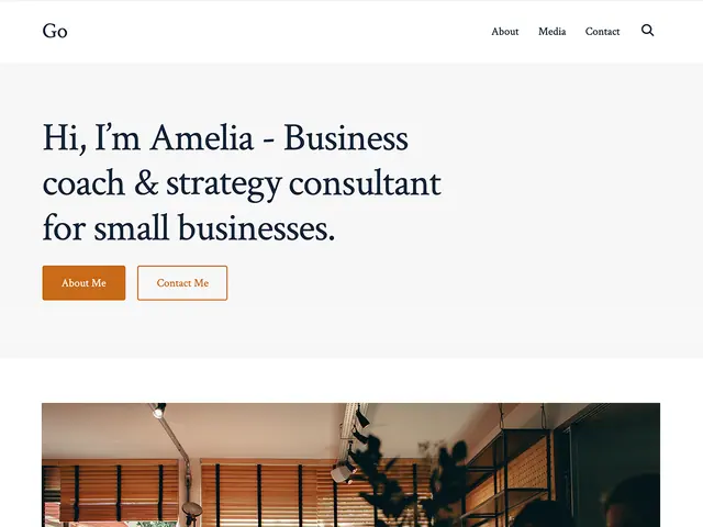 Go theme screenshot from its WordPress.org listing